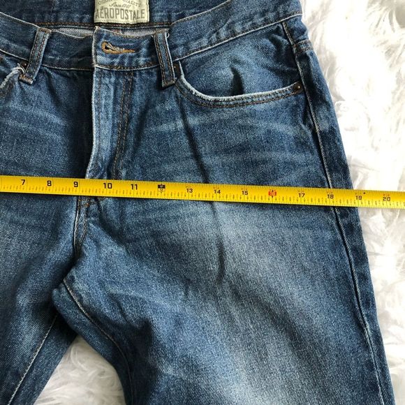 aeropostale jeans straight leg men’s jeans. Oversized style for women. - Picture 5 of 10
